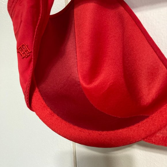 TOMMY HILFIGER Invisible Lift Convertible Bra Red Womens 36 B - Picture 8 of 15